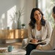 Professional life coach having a supportive coaching session with a client in a bright contemporary office with soft natural light and modern Australian lifestyle aesthetic in The Coaching Institute.